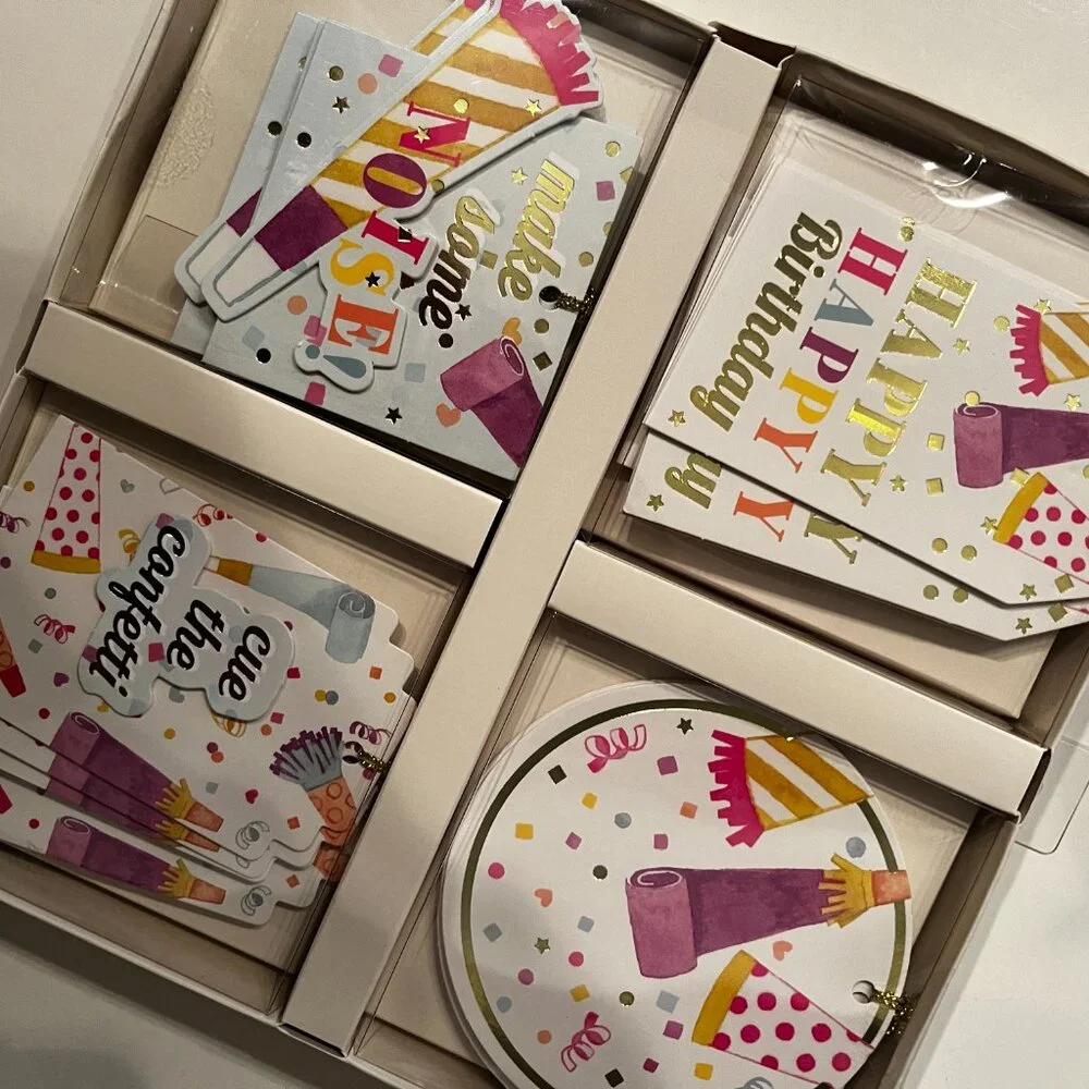 Gift Tags / Birthday Themed‎ (20 Cards / 4 Different Designs / new/gift wrap/x)
